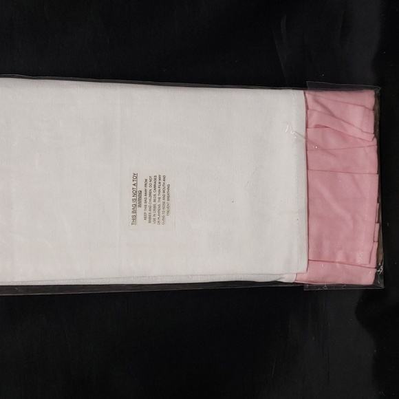 Brownlow Gifts "the answer is chocolate" Pink Ruffled Trim 100% Cott… - Picture 5 of 8